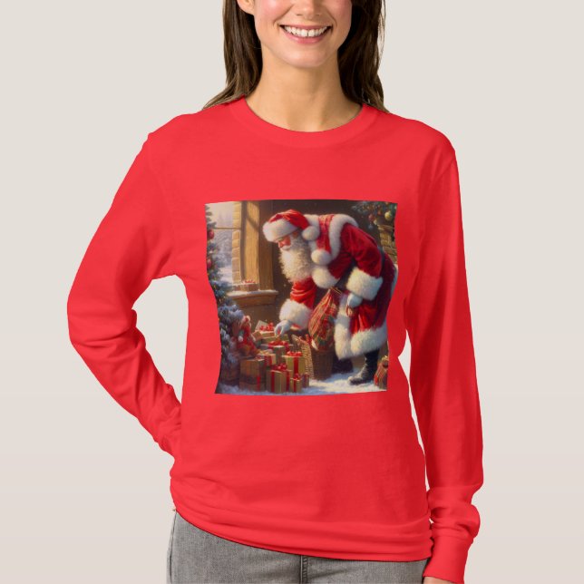 Camiseta Navidades Santa Claus 3 (Anverso)