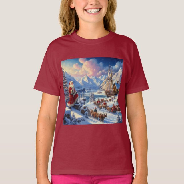 Camiseta Navidades Santa Claus 6 (Anverso)
