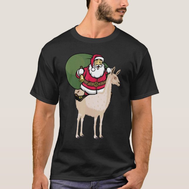 Camiseta Navidades Santa Claus en llamas Santa Pajama (Anverso)
