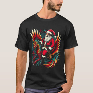 Camiseta Navidades Santa Claus en una magia de Firebird