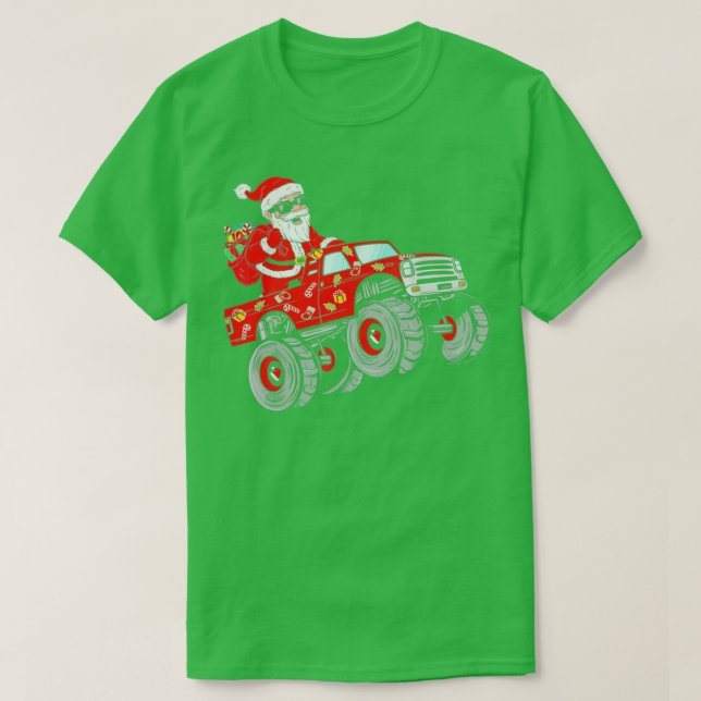 Camiseta Navidades Santa Claus Monstruo (Diseño del anverso)