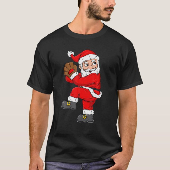 Camiseta Navidades Santa Claus Pitcher Boys Niños T (Anverso)