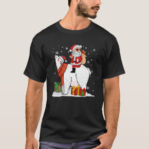 Camiseta Navidades Santa Claus Riding Polar oso Navidad Hol
