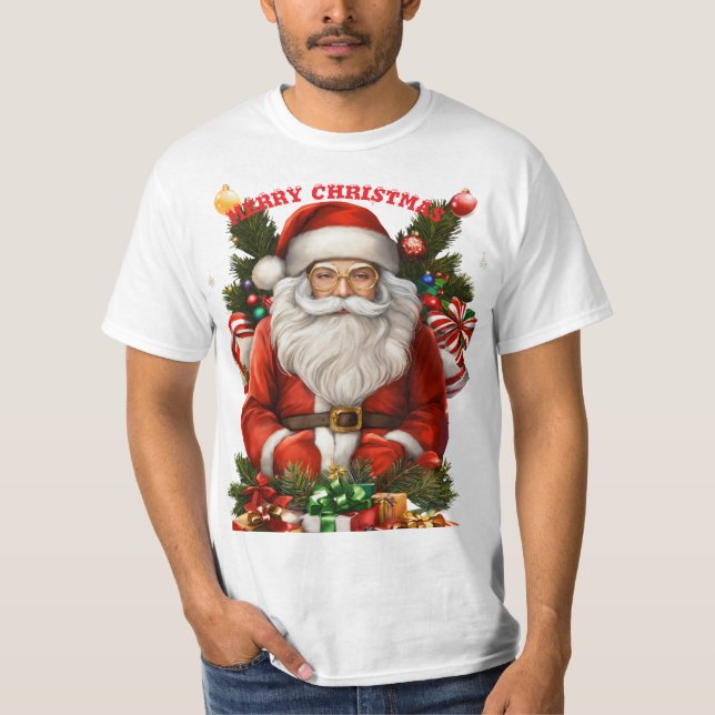 Camiseta " 🎅 Navidades Santa Claus T-Shirt Sale | Trendy H (Anverso)