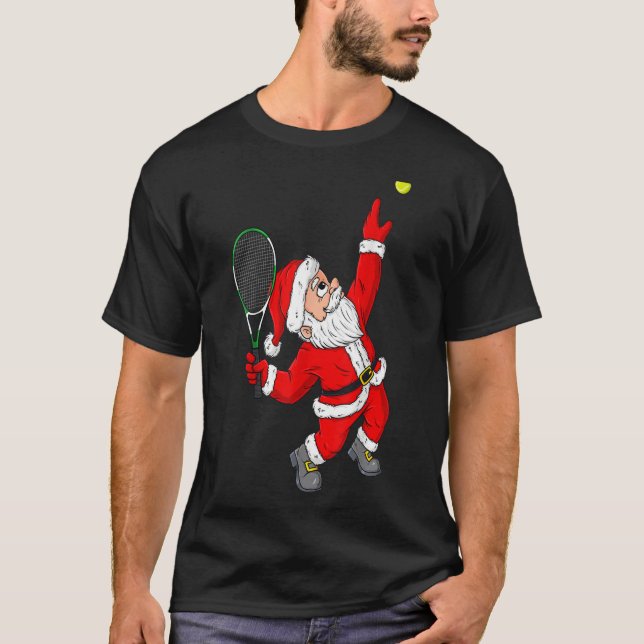Camiseta Navidades Santa Claus Tennis Graciosos Chicas niño (Anverso)