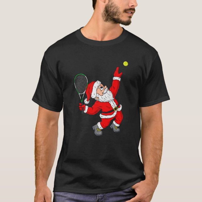 Camiseta Navidades Santa Claus Tennis Graciosos Chicas niño (Anverso)