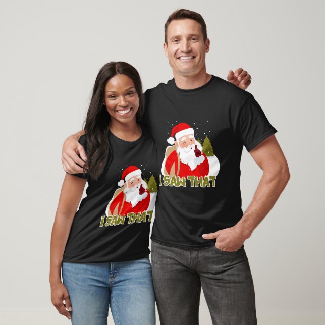 Camiseta Navidades Santa Claus Vi Que (Unisexo)