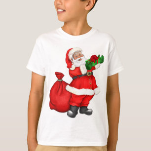 Camiseta Navidades Santa con regalos