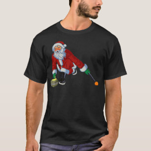 Camiseta Navidades Santa Curling Sport Funny Curler