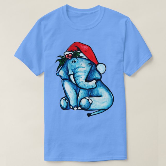 Camiseta Navidades Santa Elephant (Diseño del anverso)