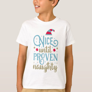Camiseta Navidades Santa Funny diciendo tipografía de humor