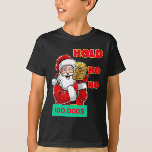Camiseta Navidades Santa Funny Ho Hold Btc