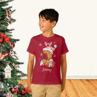 Navidades Santa Gingerbread Nombre Letra J Boy