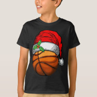 Navidades Santa Hat Basketball Sport Funny Gift