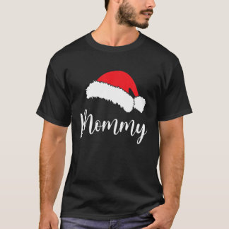 Camiseta Navidades Santa Hat Familia coincidiendo con mamá 