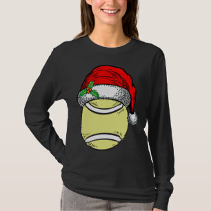 Camiseta Navidades Santa Hat Tennis Sport Divertido
