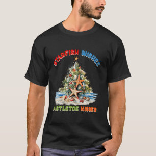 Camiseta Navidades Santa Ho Beach Funny Verano Julio Starfi