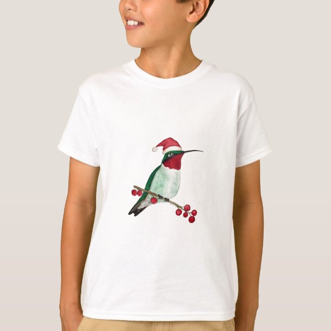 Camiseta Navidades Santa Hummingbird (Anverso)