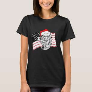 Camiseta Navidades Santa I Vio Que Usted Es Un Fiesta Adult