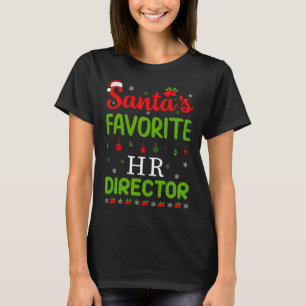 Camiseta Navidades Santa, la directora favorita de Hr, Cute