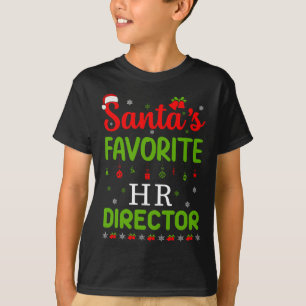 Camiseta Navidades Santa, la directora favorita de Hr, Cute