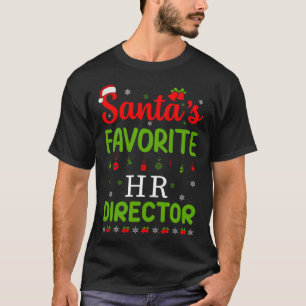 Camiseta Navidades Santa, la directora favorita de Hr, Cute