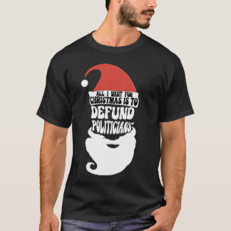 Camiseta Navidades Santa Para Defender A Los Políticos