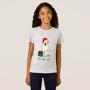 Camiseta Navidades Santa Yellow Labrador Retriever Cute
