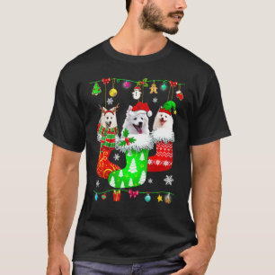 Camiseta Navidades Saquean Cachorro Pajama Estadounidense E