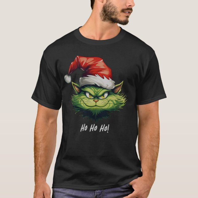 Camiseta Navidades sarcásticos de gato (Anverso)