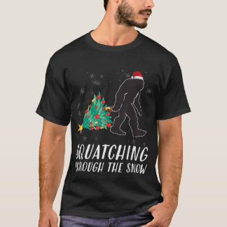 Camiseta Navidades Sasquatch Divertidos disfraz de pie gran