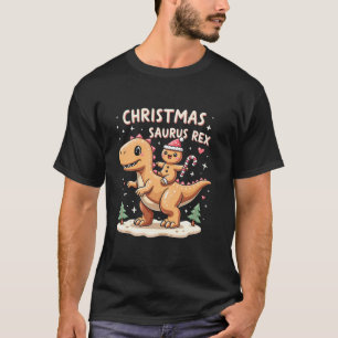 Camiseta Navidades Saurus Rex Gingerbread Man T Rex Cookie
