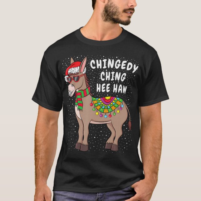 Camiseta Navidades se burlan de divertida Navidad estadouni (Anverso)