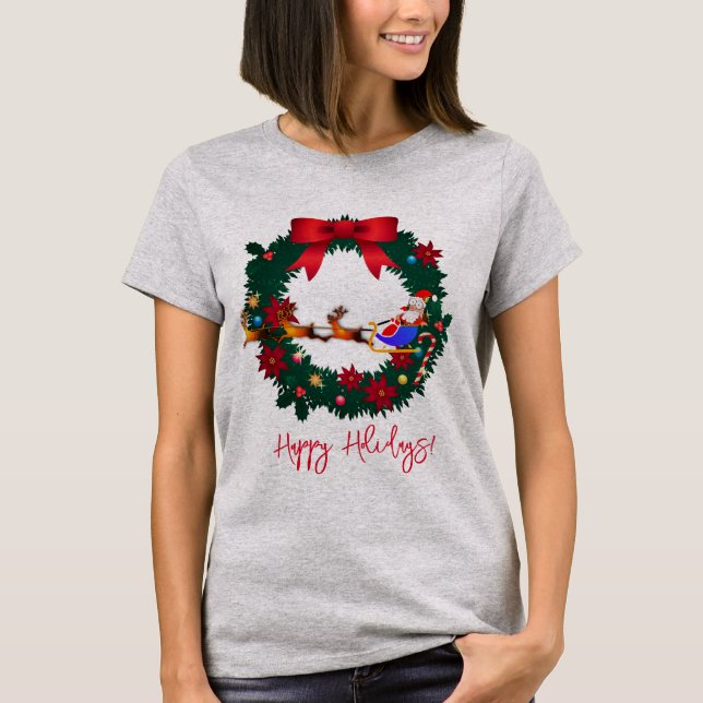 Camiseta Navidades se burlan de la cláusula Santa (Anverso)