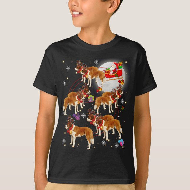 Camiseta Navidades se burlan de Santa Claus viajando en Sai (Anverso)