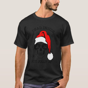 Camiseta Navidades se hunden en el interior pero Jolly Af