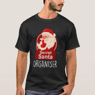 Camiseta Navidades Secreto Santa Organizer Xmas presenta Gi