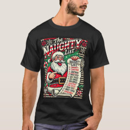 Camiseta Navidades secretos de la lista de Santa Naughty Fu