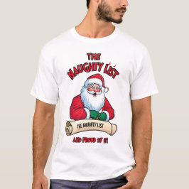 Camiseta Navidades secretos de la lista de Santa Naughty Fu