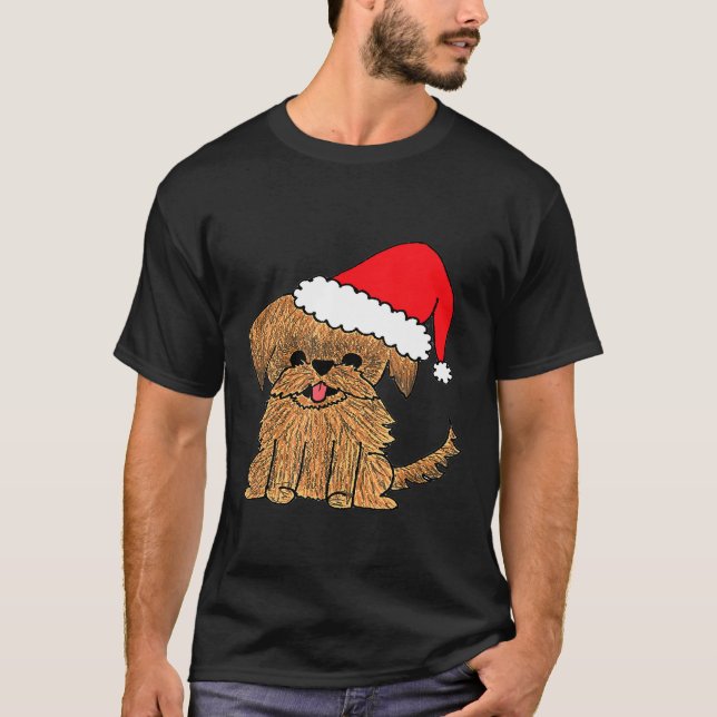 Camiseta Navidades Shih Tzu de Pekín (Anverso)