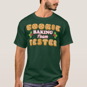 Camiseta Navidades Shirt Cookie Baking Team Tester