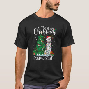Camiseta Navidades Siberian Husky Pajama Perro Navidad