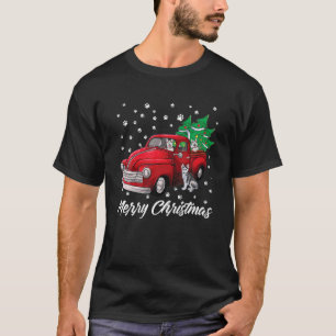Camiseta Navidades siberianos de perros Husky Truck Camión 