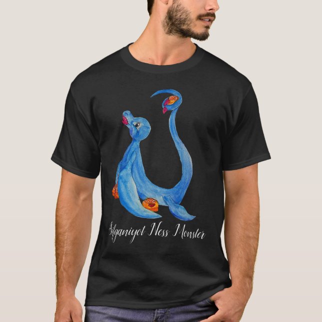 Camiseta Navidades Sifganiyot Loch Ness Monster (Anverso)