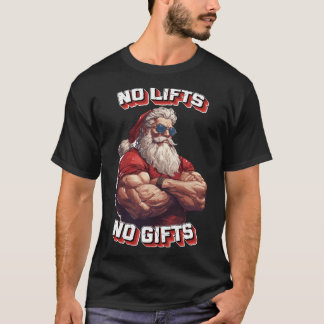 Camiseta Navidades - Sin ascensores ni regalos Buff Santa P