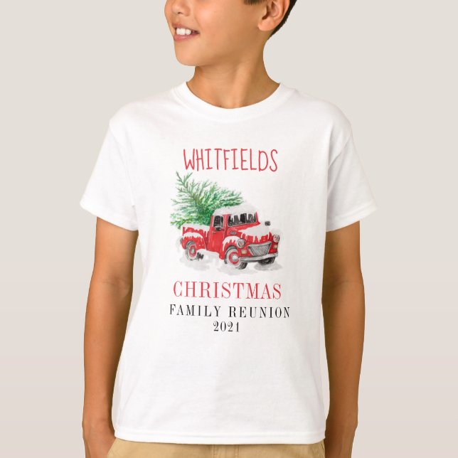 Camiseta Navidades sindicales familiares coincidiendo de fo (Anverso)