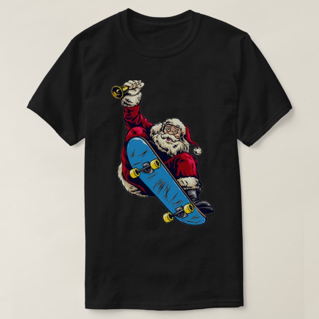 Camiseta Navidades Skateboarding Santa 66 (Diseño del anverso)
