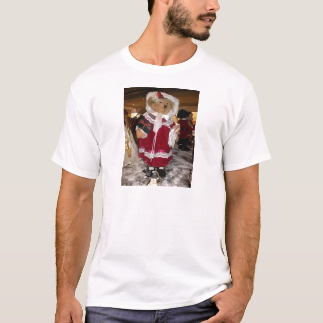 Camiseta Navidades Skater Teddy Bear T-Shirt (Anverso)