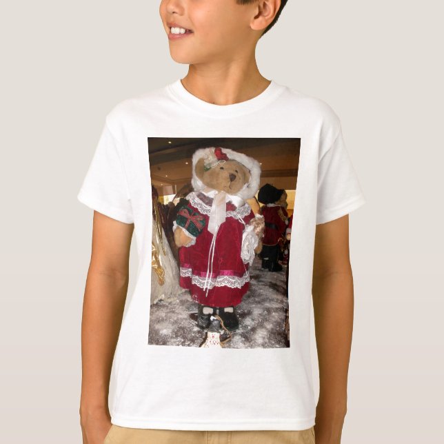 Camiseta Navidades Skater Teddy Bear T-Shirt (Anverso)