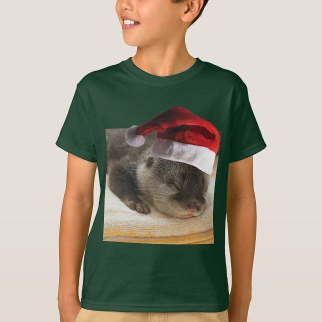 Camiseta Navidades Sleepy Otter (Anverso)